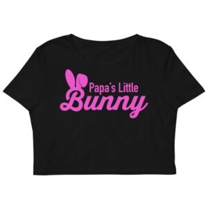 Kinky Cloth XS Papas Little Bunny pink Organic Crop Top