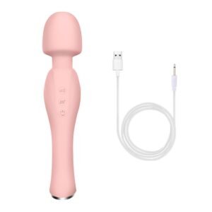 Kinky Cloth Pink Pastel Color Wand Vibrator