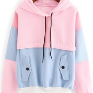 Celeste Top L Pastel Cotton Candy Hoodie