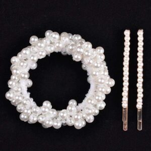 Kinky Cloth 200000395 set 1 Pearl Hair Ties & Ponytail Beads Set