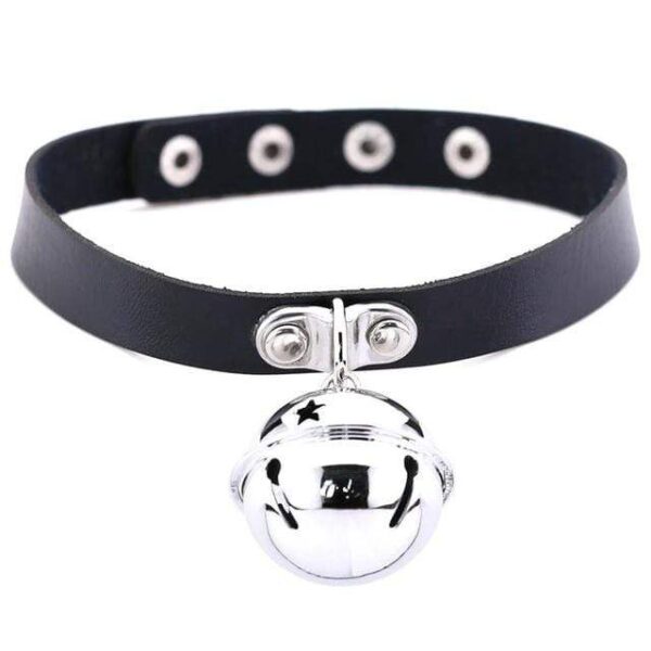 Kinky Cloth black Pet Kitten Bell Collar