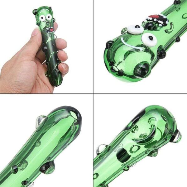 Kinky Cloth accessories Green Pickle Rick Smoking Pipe