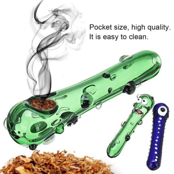 Kinky Cloth accessories Green Pickle Rick Smoking Pipe