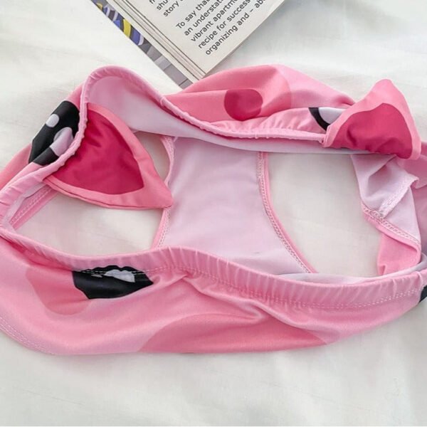 Kinky Cloth Pig 3D Print Pink Panty