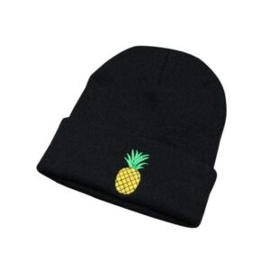 Kinky Cloth Black Pineapple Beanie