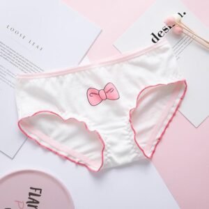 Kinky Cloth 351 Pink Bow Print Panties