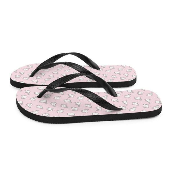 Kinky Cloth Accessories Pink Kitty Flip Flops