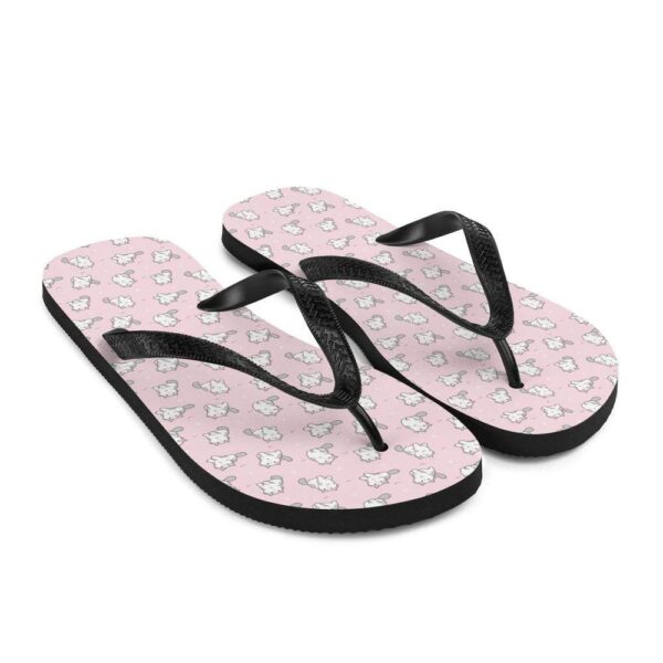 Kinky Cloth Accessories Pink Kitty Flip Flops