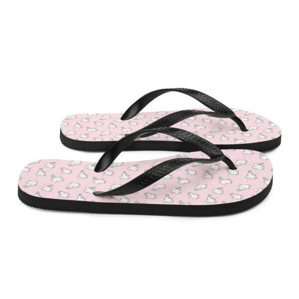 Kinky Cloth Accessories Pink Kitty Flip Flops