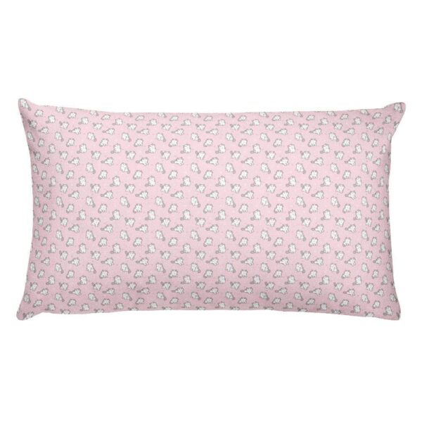 Kinky Cloth Pink Kitty Premium Pillow