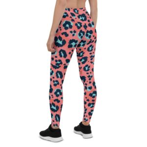 Pink Leopard, Cheetah, Leopards, Cat, Chic, Orange, Pastel, Leggings | Buy Online | Kinky Cloth