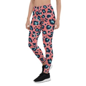 Pink Leopard, Cheetah, Leopards, Cat, Chic, Orange, Pastel, Leggings | Buy Online | Kinky Cloth