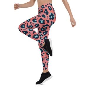 Pink Leopard, Cheetah, Leopards, Cat, Chic, Orange, Pastel, Leggings | Buy Online | Kinky Cloth