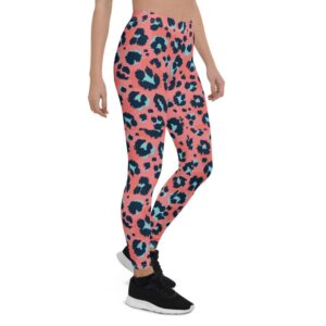 Pink Leopard, Cheetah, Leopards, Cat, Chic, Orange, Pastel, Leggings | Buy Online | Kinky Cloth