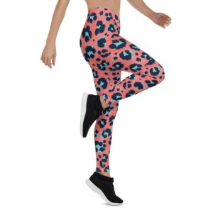 Pink Leopard, Cheetah, Leopards, Cat, Chic, Orange, Pastel, Leggings | Buy Online | Kinky Cloth