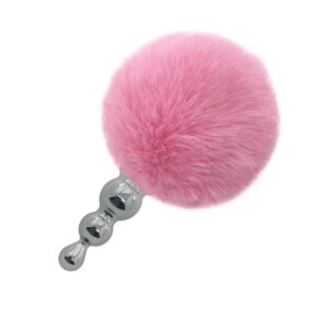 Pink Rabbit Tail Plug | Buy Online | Kinky Cloth