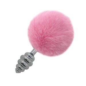 Pink Rabbit Tail Plug | Buy Online | Kinky Cloth