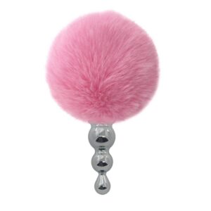 Pink Rabbit Tail Plug | Buy Online | Kinky Cloth