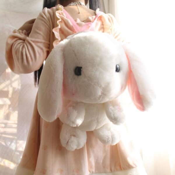 Kinky Cloth 40cm pink Plush Bunny Backpack