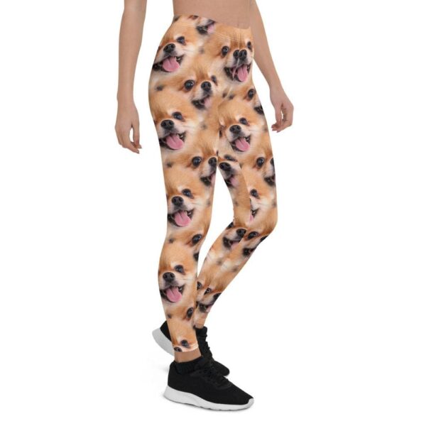 Pomeranian Dog, Faces, Tongue, Funny, Gift, Cute, Dog Lover, Leggings | Buy Online | Kinky Cloth