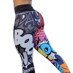 Kinky Cloth Black / L Pop Art Leggings