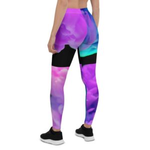 Purple Smoke, Unique, Gift, 3d, Realistic, Art, Vapor Wave, Leggings | Buy Online | Kinky Cloth