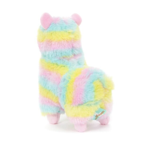 Kinky Cloth Stuffed Animal Rainbow Alpaca Stuffie