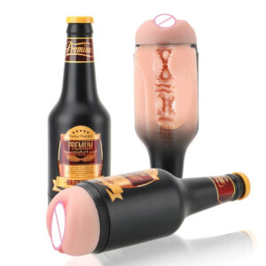 Kinky Cloth Real Pussy Beer Bottle Masturbator