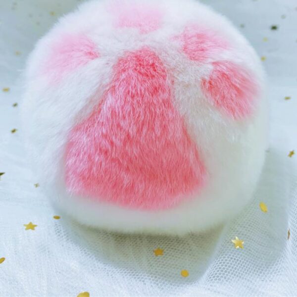 Kinky Cloth 200345142 Pink Real Rabbit Fur Cat Claw Plug