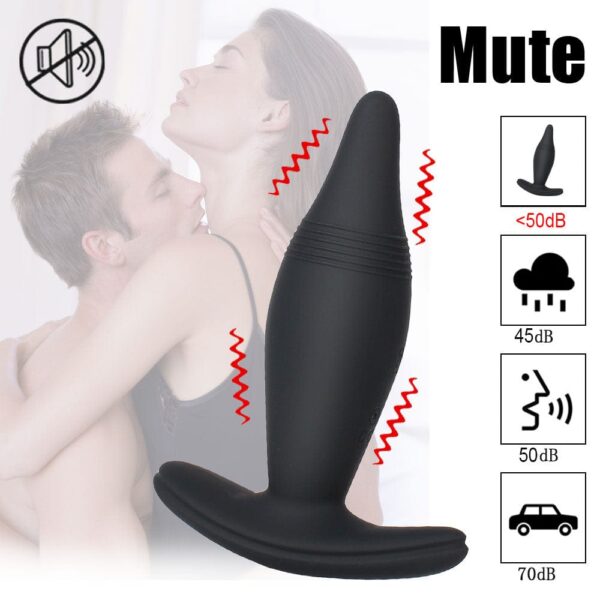 Kinky Cloth Remote Control Anal Plug Vibrator