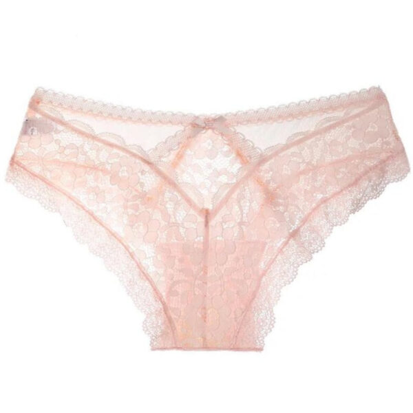 Kinky Cloth Pink / M Ribbon Lace Lingerie