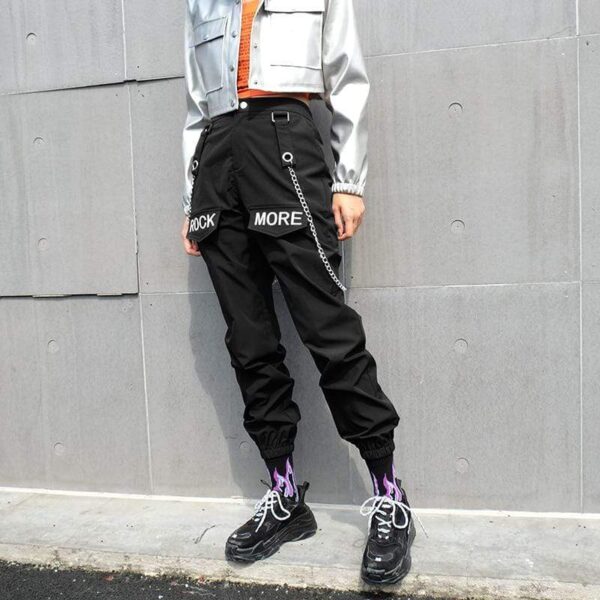 Kinky Cloth 200000366 Rock More Patchwork Chains Pants