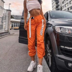 Kinky Cloth 200000366 Rock More Print Orange Track Pants