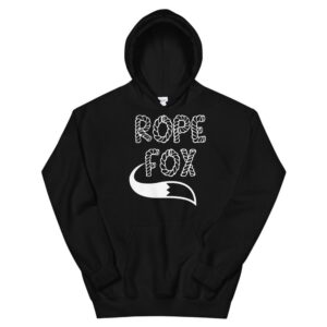 Kinky Cloth Black / S Rope Fox White Hoodie