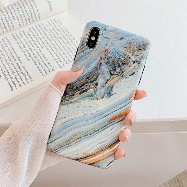 Kinky Cloth 380230 Light Blue / For 7 Plus or 8 Plus Sea Marble iPhone Case