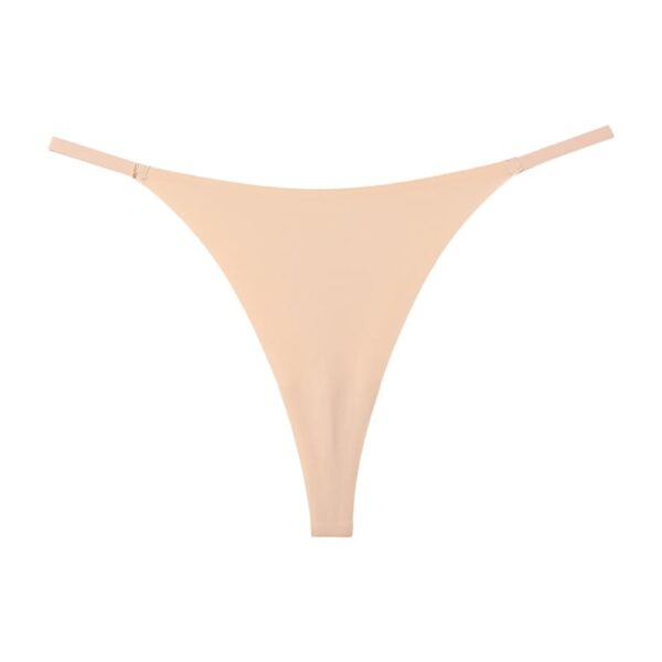 Kinky Cloth Beige / S Seamless String Thong Panties