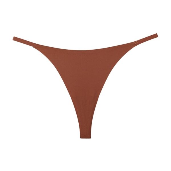 Kinky Cloth Rose Red / S Seamless String Thong Panties