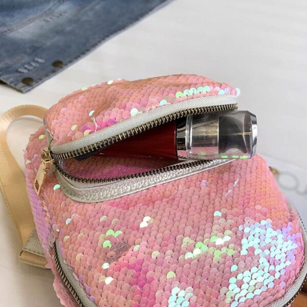 Kinky Cloth Bags & Wallets Sequin Kitten Ears Backpack