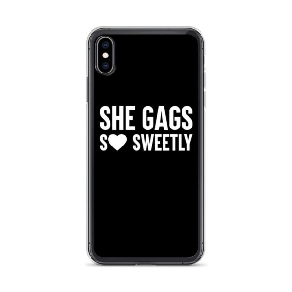 Kinky Cloth iPhone XS Max She Gags So Sweetly IPhone Case