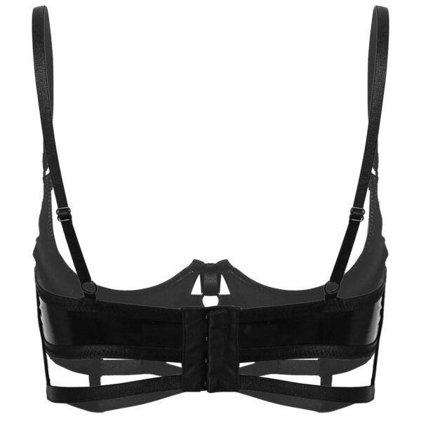 Kinky Cloth 31201 Shinny Quarter Cup Strappy Underwired Bra