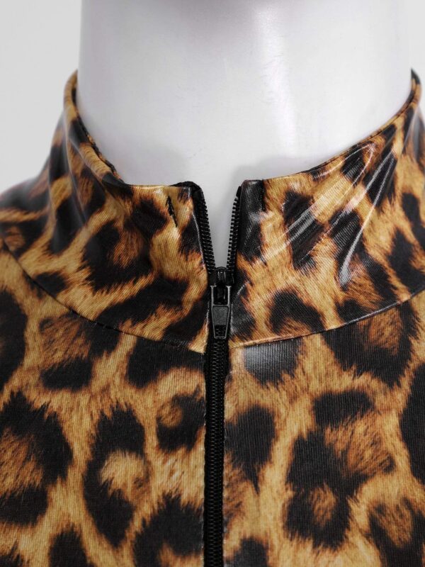 Kinky Cloth 201237002 Shiny Leopard Print Jumpsuit