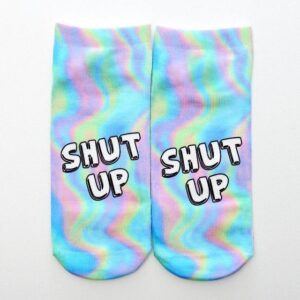 Kinky Cloth Shut Up Socks