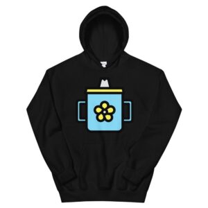 Kinky Cloth Black / S Sippy Cup Blue Hoodie