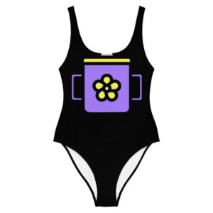 Kinky Cloth XS Sippy Cup Purple One-Piece Swimsuit