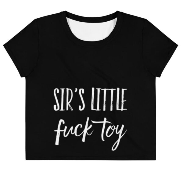 Kinky Cloth XS Sir's Little Fuck Toy White  Crop Top Tee