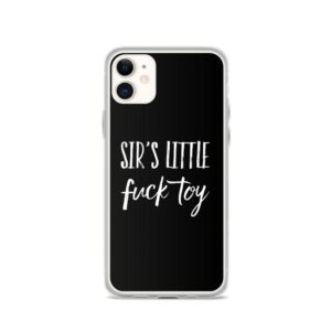 Kinky Cloth iPhone 11 Sir's Little Fuck Toy White  IPhone Case