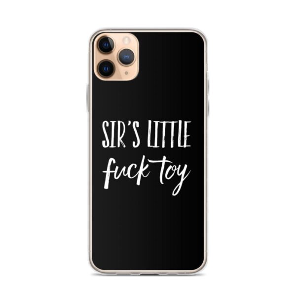 Kinky Cloth iPhone 11 Pro Max Sir's Little Fuck Toy White  IPhone Case