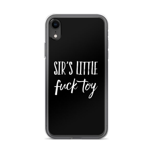 Kinky Cloth iPhone XR Sir's Little Fuck Toy White  IPhone Case