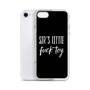 Kinky Cloth Sir's Little Fuck Toy White  IPhone Case