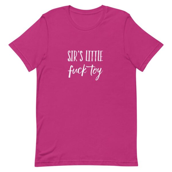 Kinky Cloth Berry / S Sir's Little Fuck Toy White  T-Shirt